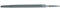 fortis Dreikant-Feile DIN 7621 250 mm H1 (Feilen Werkstattfeilen Feile Werkstattfeile Dreikantfeile Dreikantfeilen) Blattlänge: 250 mm/Hieb: 1