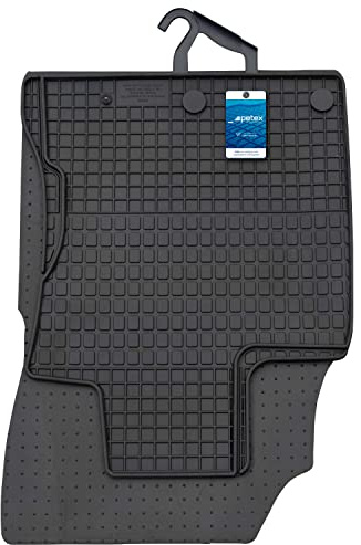 PETEX Gummimatten passend für Qashqai ab 02/2007-01/2014 / Qashqai ab 02/2014 Fußmatten schwarz 4-teilig