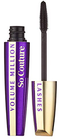 L'Oréal Paris Volume Million Lashes So Couture Mascara, schwarz - Wimperntusche für extra Definition und extra Volumen in purer Eleganz - 1er Pack (1 x 9 ml)