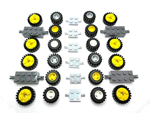 LEGO City – Ruote con Assi e Cerchioni (50 Pezzi)