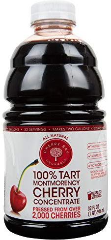 Cherry Bay Orchards Tart Cherry Concentrate - Natural Juice to Promote Healthy Sleep, 32oz Bottle