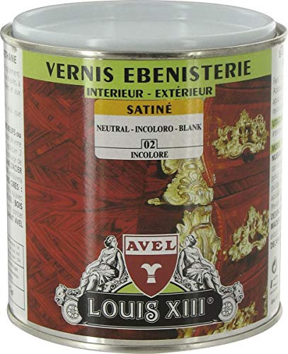 Louis XIII 530055 Satin Wood Varnish 500 ml Dark Oak, UnConcerned