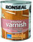 Ronseal Interior Varnish, Quick Drying Finish, Diamond Hard Protection, Antique Pine Satin, 750 ml, 1 piece