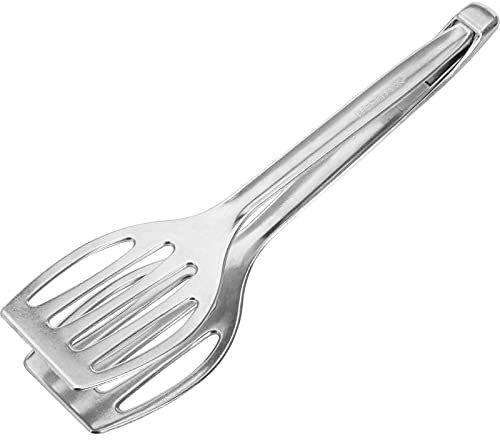 Westmark Doppel-Pfannenwender/Grillzange, Retro-Design, Länge: 27,5 cm, Aluminium, Duetto, Silber, 2110RT60