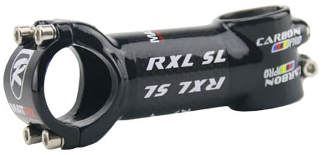 RXL SL Potence en Aluminium et Carbone de Velo VTT Route 31.8mm 6 Degre Noir (80mm)