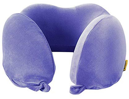 Travel Blue Tranquillity Nackenkissen Flugzeug - Memory Foam Kissen mit Breiter Passform, Ergonomisch für Optimalen Komfort Reisekissen Flugzeug für Entspannte, Druckfreie Reisen Leichtes Nackenkissen
