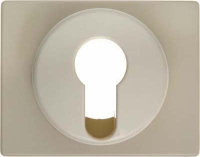 Hager Arsys – Plate Central Switch Key White