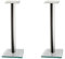 NorStone Epur Stand Pied d'enceinte bibliothèque Hauteur 60 cm Finition Argent Satiné