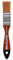 da Vinci Watercolor Series 5080 CosmoTop Spin Ultimate Wash Synthétique avec poignée Rouge Largeur 20 mm Fabriqué en Allemagne