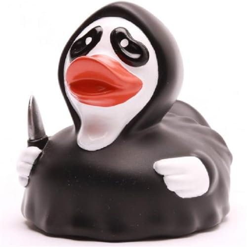 Duckshop I Badeente Scream I Quietscheentchen I Quietscheente I Geschenk für Horror-Fans I Geschenk für Film-Fans I Kino Klassiker