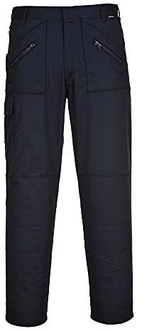 Portwest S887 Comfort Reinforced Knee Action Trouser Navy Short, 42