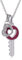 Esprit Damen-Kette love passion 925 Sterlingsilber 8 Zirkonia farblos 42-45cm S.ESNL92162A420