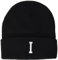 MasterDis MSTRDS Letter Cuff Knit Beanie Mütze, Schwarz, One Size