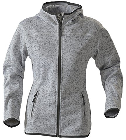 James Harvest Damen Jacke James Harvest Santa Ana Full Zip Fleece Jacket, Grau (Grey Melange 135), XXL (Herstellergröße: XXL)