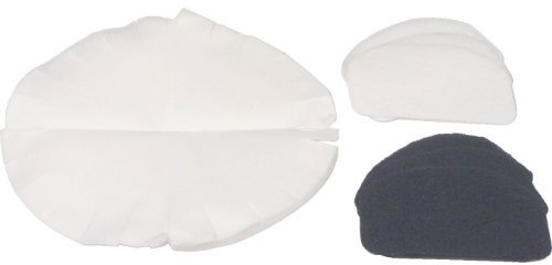 De' Longhi 5525102200 Friteusenfilter F6-12, 3 Fettfilter, 3 Kohlefilter und 6 Ölfilter