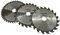 3pc 190mm TCT circular saw blades 20 / 24 and 40 teeth INC adapter rings TE522
