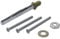 Befestigungsset zu Wechselgarnituren Knopf, 82 - 87 mm, verzinkt ; 1 Garnitur