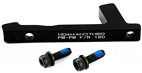 Adattatore per freno a disco posteriore in lega di alluminio 6061 da 180 mm Post Mount/PM Frame to Post Mount/pinza freno PM nero compatibile con tutte le marche come SHIMANO, TEKTRO, Hope, Magura