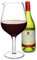 bar@drinkstuff Giant Wine Glass Decanter 1.9 Litre - Large Novelty Glass Shaped Carafe for Serving Wine