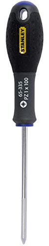 Stanley 1-65-335 Fat Max Screwdriver Pozidrive Pz1X100Mm-Black