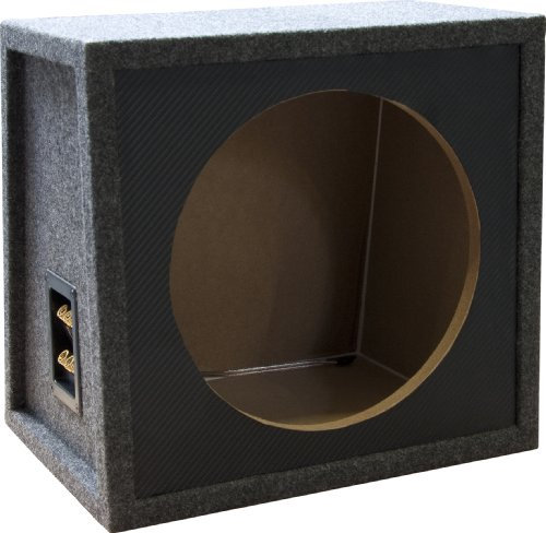 Necom MDF Caisson Vide pour Subwoofer 12-inch/30cm 2x connexion, Blanc.