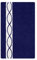 Meusch Grund Orly Badteppich in Grössen und 3 Farben, 750 Navy, 80 x 140 cm Badteppich