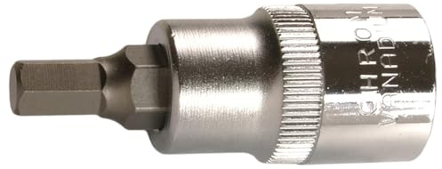 SW-Stahl 05105SB Inbuseinsatz 1/2 Zoll - 8 x 53 mm Innensechskant Nuss | Schraubendreheinsatz aus Chrom-Vanadium-Stahl, kurze Ausführung, 12,5 mm Antrieb, Premium-Qualität für Profis