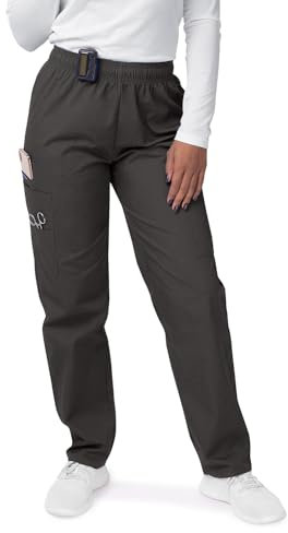 Sivvan Pantalones médicos para Mujer Pantalones Con cordón - S8200 - Charcoal - S