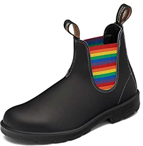 Blundstone 063 Men's Elastic Sided Chelsea Boot Ankle Boots (Black, UK 12)