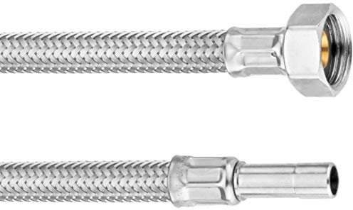 Cornat Flexibler Verbindungsschlauch - 500 mm Länge - 1/2 Zoll IG, Ø 10 mm - Hochwertige Edelstahl-Umflechtung / Anschlussschlauch für Wasserhahn / Armaturenschlauch / Flexschlauch / T317361270