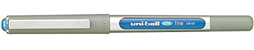 Faber-Castell uni-ball 148179 - Tintenroller uni-ball Eye Design, 0,4 mm, hellblau, 1 Stück