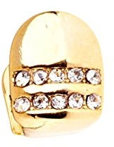 Bling 10x8mm Grill - One size fits all Zahnaufsatz gold