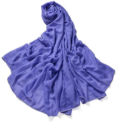 Miobo XXL Damen Stola Schal Unifarbe 220x 140 CM in verschiedenen Farbe aus Viskose 09