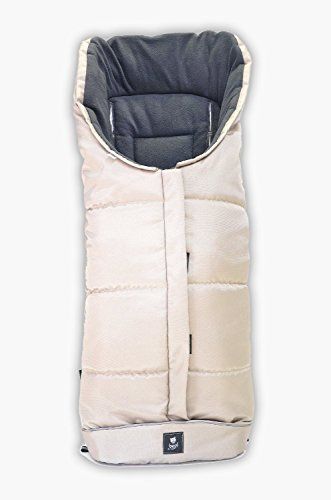 Best For Kids Fußsack Prinz Winterfußsack für Kinderwagen mit Antirutsch Material Super Qualität (Creme)