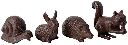 Esschert Design Sculpture de Jardin - Motif différents Animaux - 1 pièce - Taille L - Environ 15 cm x 5,9 cm x 12 cm