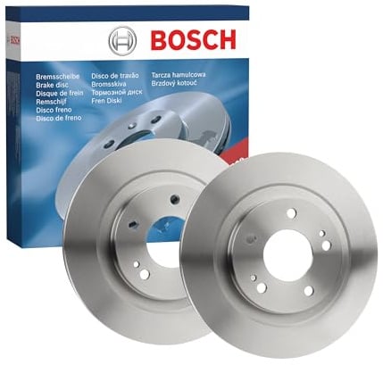 Bosch BD1328 Brake Disc Set - 285 mm Vented Discs - Front Axle - ECE-R90 Certified - Good Cooling, Reliable Braking, Corrosion Protection - 1 Set of 2 Discs