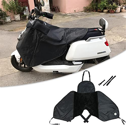 Linsition Beinschutz Für Roller | Rollerdecke Winter | Regenschutz/Nässeschutz Für Roller | Abdeckplane Universelle Größe | Schwarz