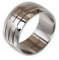 Fly Style Ring aus 316L Edelstahl - Hochwertiger Breiter Bandring für Männer - Schlichte und Stylische Herrenringe - auch für Ihn als Ehering oder Verlobungsring, Ring Grösse:16.2 mm