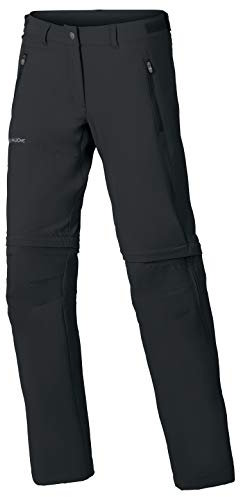 VAUDE Damen Women's Farley Stretch Zo T-zip Pants Hose, Schwarz, 34-Long