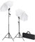 vidaXL Fotostudio Set Fotolampe Studioleuchte Studiolampe Stative Studioschirm