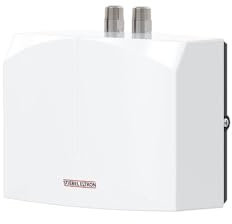 STIEBEL ELTRON hydraulischer Mini-Durchlauferhitzer DHM 4 nur fürs Handwaschbecken, 4,4 kW, ohne Stecker, Festanschluss 230V, druckfest + drucklos, VDE geprüft, 220814