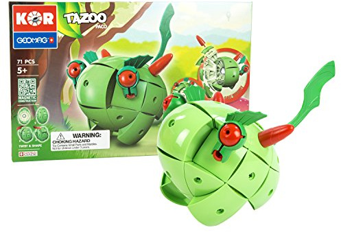 Geomag 602 - KOR Tazoo Paco, Magnetkonstruktionen und Lernspiele, 71-teilig