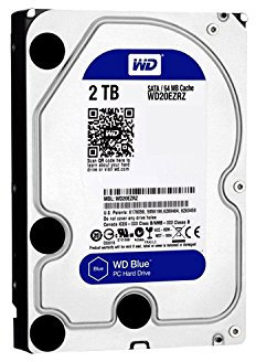 WD WD20EZRZ Disque dur 2 To 5400 tr/min Bleu
