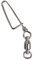 emma kites Fishing Swivel with Coastlock Snap Ball Bearing Solid Welded Ring Connector of Kite Line and Bridl Fishing Terminal Tackle Accessories (4# - 100lb - 20pcs)