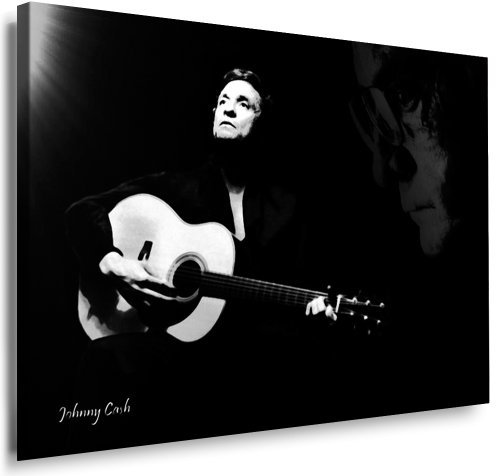 Kunstdruck Johnny Cash Bild - Leinwandbild fertig auf Keilrahmen/Leinwandbilder, Wandbilder, Poster, Pop Art Gemälde, Kunst - Deko Bilder