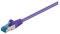 Goobay Wentronic Cat 6aSSTP PIMF - Cable de Red (Cat. 6, 2 Conectores RJ45 + PIMF, apantallado) Morado 5 m