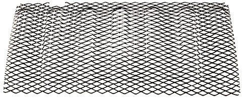 Rugged Ridge 11401.31 Mesh Grille Insert Blk Jk