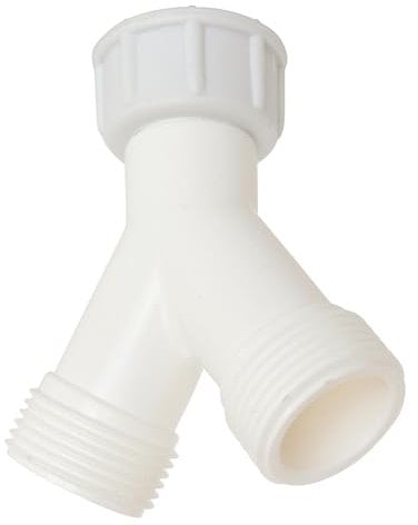 SOMATHERM FOR YOU - Derivación 2 canales tuerca girando M20 20/27 / 27 20/27 -Fitting plast Y para la alimentación de dos accesorios 20/27 tal como una lavadora o el lavavajillas