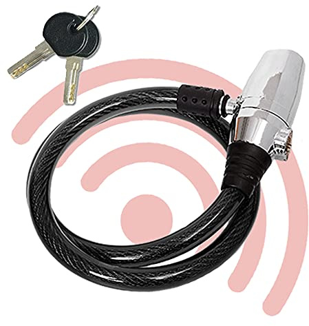 Kabel zur Diebstahlssicherung, mit Alarm AN-CA80 BEEPER