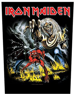 Unbekannt Iron Maiden Rückenaufnäher - The Number Of The Beast - Iron Maiden Backpatch